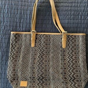 TOMS Tan and Black Women's Tote Bag